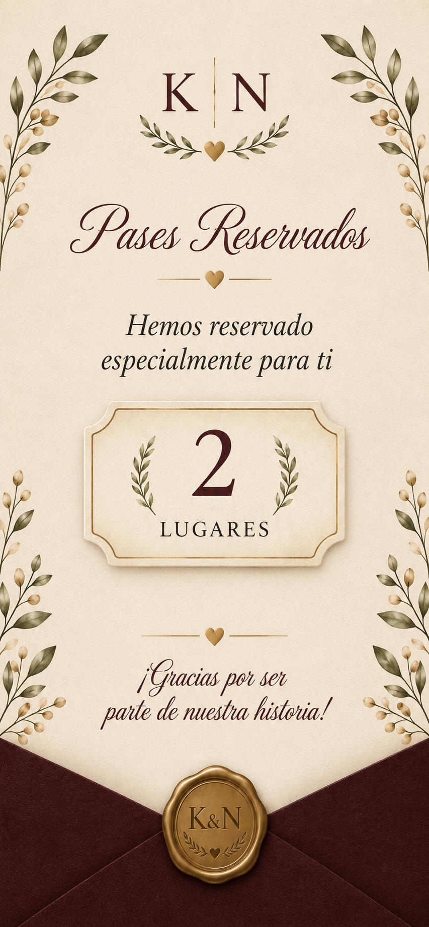 Pases reservados