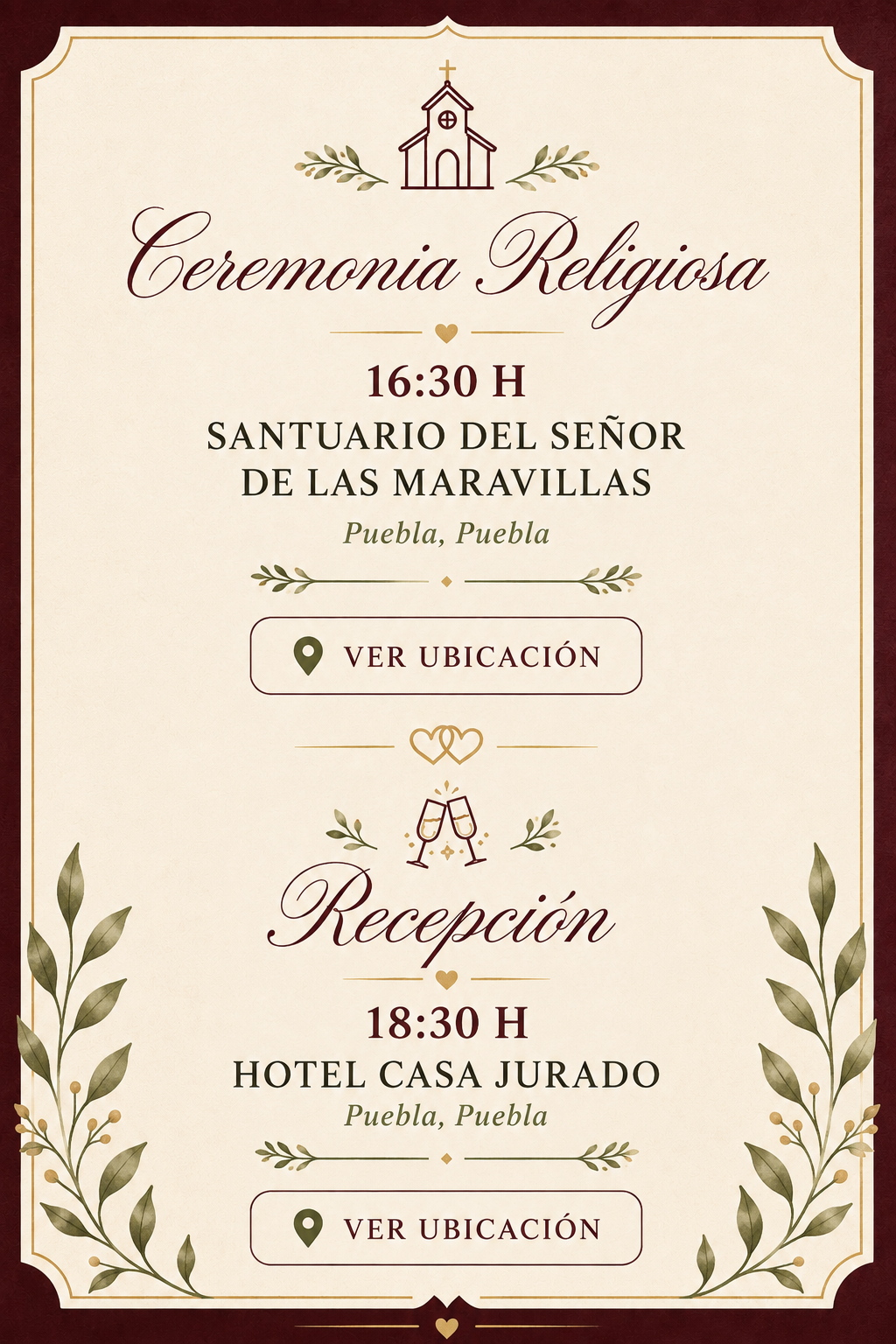 Ceremonia y recepción