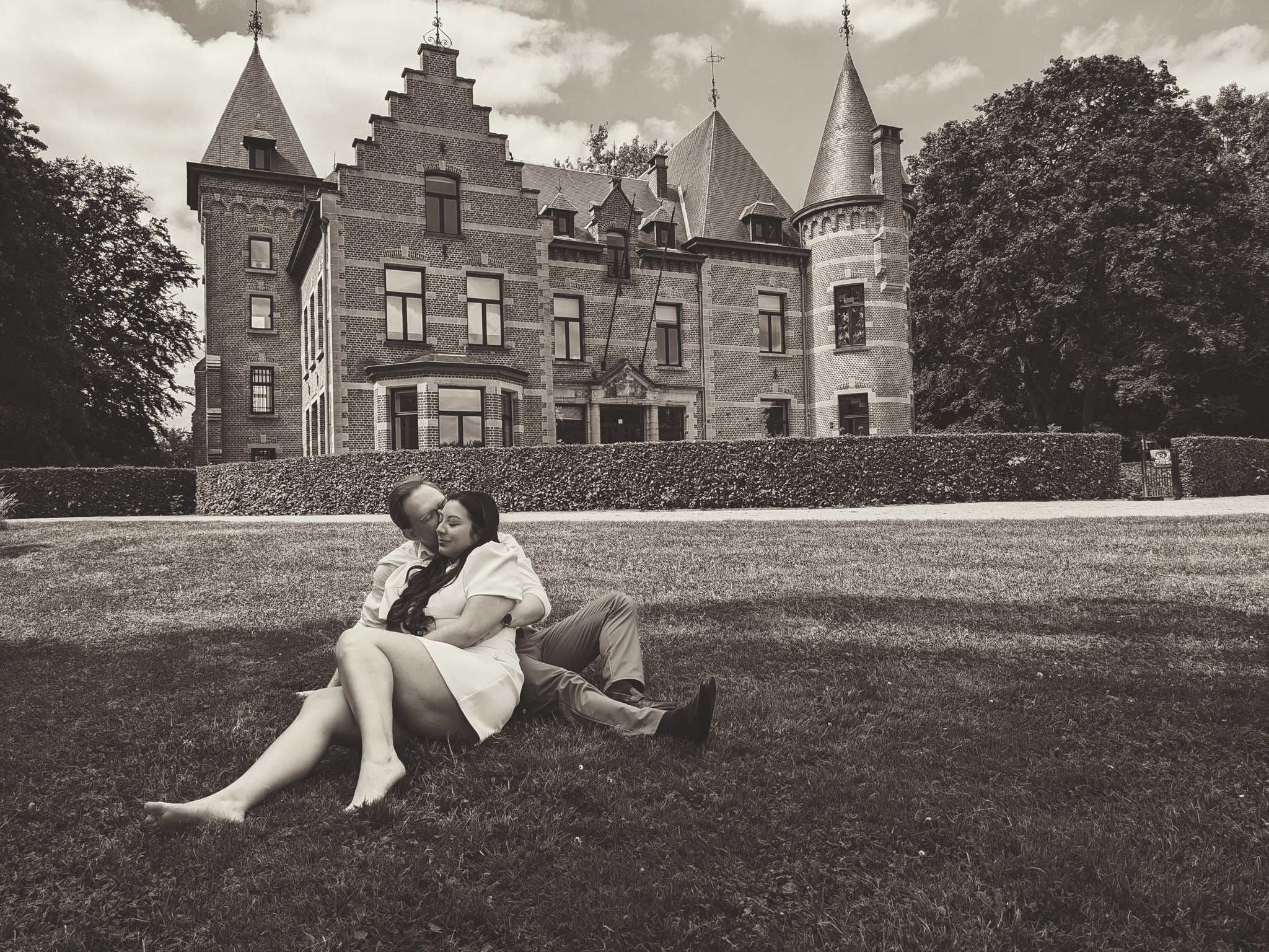 Fotografía final de los novios